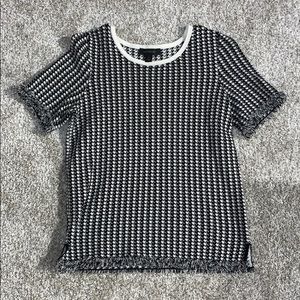 Sweater knit t-shirt